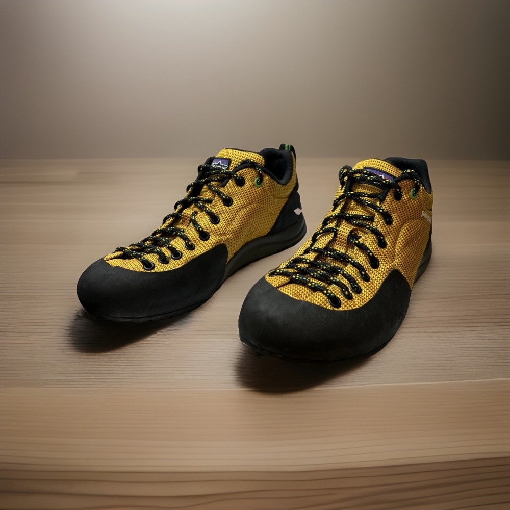 Patagonia Tupelo Aloe Climbing Shoes Women's 7 Yellow T81214 Minimal Wear - Picture 2 of 7